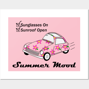 Lispe Summer Mood Coupe with Flowers Posters and Art